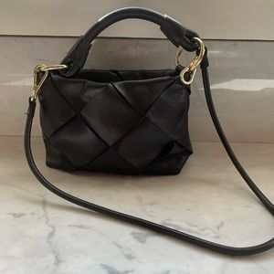 & Other Stories Braided Leather Crossbody Bag